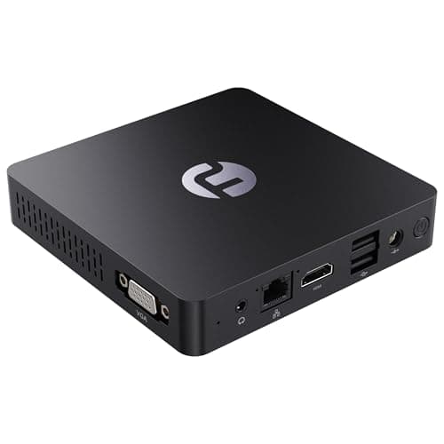 NINGMEI Mini PC Pentium Gold 6500Y Desktop Computer | 12GB DDR3+256GB M.2 SSD | 4K Dual Display Output, Dual Band WiFi & Bluetooth 5.0, Small Form Factor Micro PC for Business Office & Home Use