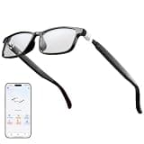 Lemolf AI Translation Smart Glasses – 100+ Languages Real-Time Interpreter, Bluetooth 5.4 for Music & Calls, UV and Blue Light Blocking, Lightweight and Waterproof for Travel and Business Meetings