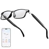 Lemolf AI Translation Smart Glasses – 100+ Languages Real-Time Interpreter, Bluetooth 5.4 for Music & Calls, UV and Blue Light Blocking, Lightweight and Waterproof for Travel and Business Meetings