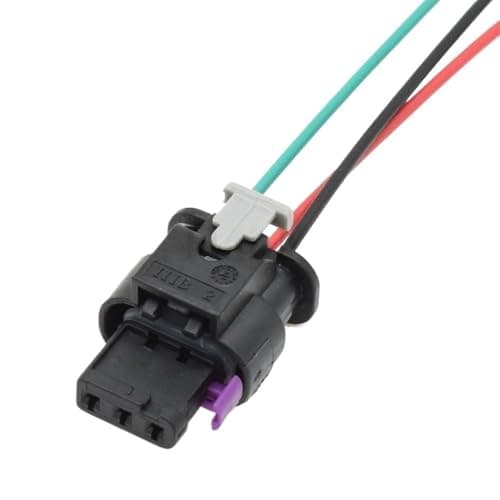 Car Connector Female Male 3 Pin Automobile Water Proof Connector 1718653-1 4F0973703 for Reversing 1-1718644-2(Multi)