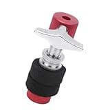 Omquot Red Black Hib Cymbal Clutch Durable Replacement for Jazz Drum 1/4 Inch Steering Rods