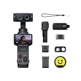 Insta360 Luna Ultra Creator Bundle - 8K Vlogging Camera with Dual Leica Lenses, 12× Zoom, 1" Sensor, Detachable 2" Touchscreen, Triple AI Chip, Pocket Gimbal Camera for Vlog Photography, Cosmic Black