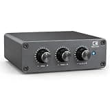IBALL-BOX 2 Channel Stereo Amplifier, Class D Mini Power Amplifier for Passive Speakers, RCA Input Desktop Home Audio Amp with Bass and Treble Control, Compact HiFi Amp for Bookshelf Speakers