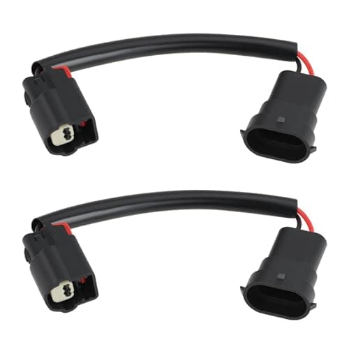 eMagTech 2pcs H11/H8 (Male) to 2-Pin MX64 Sealed (Female) Adapter 31403-2110 Compatible with Honda Compatible with Toyota LED Fog Lights