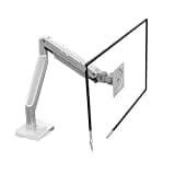 Monitor Stand Robotic arm Cantilever Lifting and Rotating(Ssilvergray)