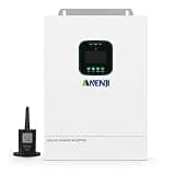 6500W Hybrid Solar Inverter 48V,Dual MPPT,300V 60A Charger,Split Phase 120V,Support Parallel Pure Sine Wave Off-Grid+On-Grid Inverter for Home Loads,Lead Acid/Lithium Battery Compatible