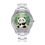 FekiLoot Watches for Men Big Face Stainless Steel Wristwatch Casual Watch