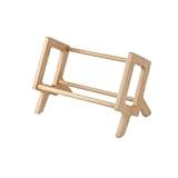 CFGH6FDF Desktop Hollow Out Bookshelf Wooden Storage Organizer Display Rack Freestanding Book Shelf