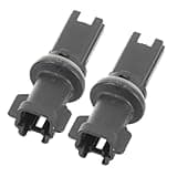Automotive Light Socket Set 26240-9M400 (2Pcs) ABS Base, Direct Replacement for Various Vehicles Lamp Light Socket Replacement