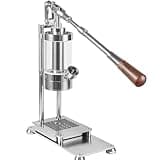 MHKHBA Manual Espresso Machine Set - Hand-Operated Espresso Machine - 1-2 Bar Low-Pressure Pre-Infusion, Makes Espresso, Stainless Steel Construction