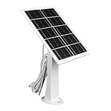 Camera Solar Panel - Waterproof Solar Panels for Security Camera,High Efficiency Electronic Accessories for Fishing RV Backyard Road Trips Hiking Camping Garden