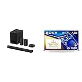 Sony BRAVIA Theater System 6 5.1ch Home Theater System with Rear Speakers BRAVIA 8 II 55-Inch QD OLED 4K Smart Google TV K-55XR80M2 Bundle