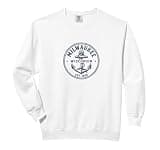 Milwaukee Wisconsin Nautical Anchor Badge Design Comfort Colors Adult Sweatshirt