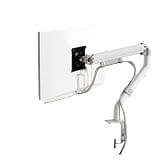 Liftable display screen robotic arm, 17 to 32 inches telescopic(White)