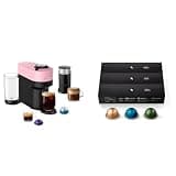 Nespresso Vertuo Pop+ Coffee and Espresso Maker by De'Longhi with Milk Frother, Candy Pink and Capsules