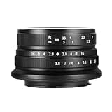 25mm F1.8 APS-C Manual Focus Prime Lens for E/X / M4/3(Micro 4 3 Mount)