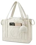 BAGSMART Diaper Bag Tote Puffer Tote Bag Lightweight Baby Bag with Insulated Pockets, Pacifier Case Stylish Multifunctional Hospital Bag for Labor and Delivery,Travel,Work