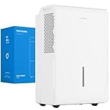 hOmeLabs Dehumidifier 7,000 Sq Ft Wi-Fi (50 Pint MAX 120 Pint at 95°F, 90% RH) for Home, Office, Basements with Powerful Moisture Removal, Humidity Control, Auto Shut-off, Quiet Operation