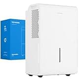 hOmeLabs Dehumidifier 7,000 Sq Ft Wi-Fi (50 Pint MAX 120 Pint at 95°F, 90% RH) for Home, Office, Basements with Powerful Moisture Removal, Humidity Control, Auto Shut-off, Quiet Operation