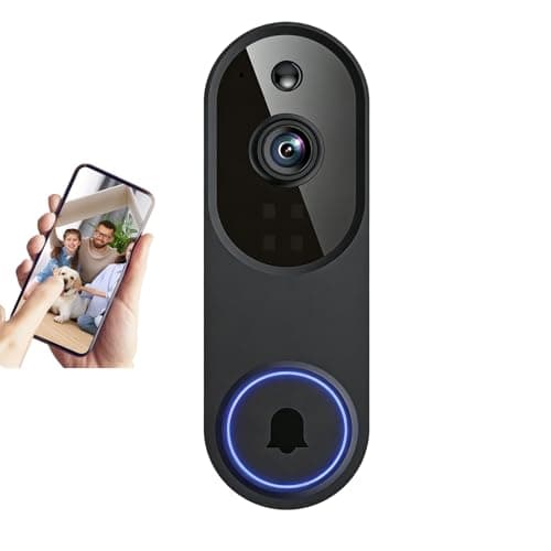 Nexfluxio 2K Wireless Camera, Multi-Combination smart doorbell, 166° Wide-Angle Video Surveillance, Two-, s Detection and 2.4G WiFi