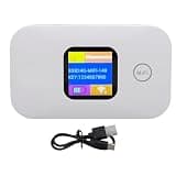 YUEHISY 4G Mobile Hotspot, 300Mbps Portable WiFi with SIM Slot, Pocket Hotspot with LED Display, Connects Up to 10 Devices, for Travel Camping