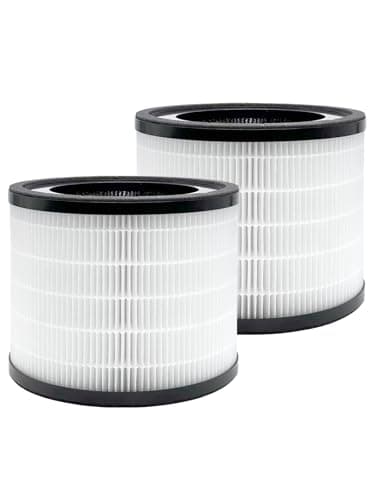 Oxyvera Replacement Filter HS-1943 Compatible with Crane EE-5069 Air Purifier - 2 Pack