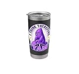I Think Therefore I Yam Ube Pun Purple Yam Dad Joke Stainless Steel Insulated Tumbler