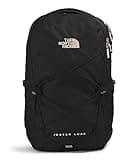 THENORTHFACE Women's Jester Luxe Everyday Laptop Backpack, TNF Black/Burnt Coral Metallic, One Size