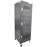 HQHAOTWU 728L Industrial Electronic Dry Cabinet 110V Ultra Low Humidity 1-10% RH Molecular Sieve Dehumidification Steel Moisture Proof Storage Box for Electronic Components Chemicals Lab Supplies