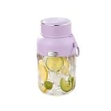Powerful Plastic Portable Blender With 2 Lid 32 Blades Powerful Portable Juicer Rechargeable For Smoothies Ice Blending Juicing compact(Purple)