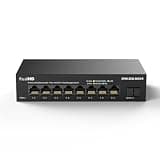 8 Port 2.5Gb Web Managed Ethernet Network Switch with 8 x 2.5 Gigabit | 1 x 10G SFP+ | Work with 10-100-1000Mbps Devices | 60G Bandwidth | Fanless Quiet Metal Internet Switch