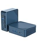 Glorlin Mini PC - AMD Ryzen 5 3501U (up to 3.7GHz), 8GB RAM 256GB SSD, Small Desktop Computer with Triple 4K Display, WiFi 6 Bluetooth 5.3, Compact Micro PC for Home Office & Business