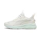 Puma Women's Amplifier Sneaker, Vapor Gray-Peaceful Blue-Puma Silver, 9