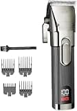 WTYBRMYO Haircut Tools, Professional Men's Electric Adjustable Rechargeable