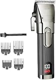 WTYBRMYO Haircut Tools, Professional Men's Electric Adjustable Rechargeable