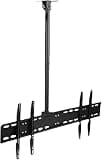 TV Bracket, Adjustable Tilt Swivel Ceiling TV Mount Bracket, Fits Most 14-40 Inch Single Pole Dual Screen TV Mount, Single Screen with Loading 88 Lbs TV Mount TV Stand