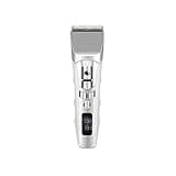 Professional Hair Clipper, Beard Trimmer, Rechargeable, Male and Home use (White)