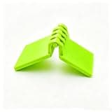 Dual Monitor Alignment Hinge Connector – Adjustable Screen Alignment Bracket for Side-by-Side Monitors, Monitor Stabilizer for Desk Setup (2 Pack) (Green)
