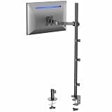 VIVO Extra Tall Single Monitor Desk Mount, 39 inch Pole VESA Stand for 13 to 32 inch Screens and up to 38 inch Ultrawides, Holds 22 lbs, Black, STAND-V011