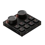 Intech Studio Grid TEK2 Modular MIDI Controller – 2 Jog Wheels & 8 Gateron Hall Effect Switch Buttons – Programmable USB-C Macro Pad for DAW Control, Video Editing & Streaming – Mac, PC & Linux