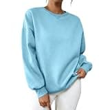 Ceboyel Womens Oversized Sweatshirt Crewneck Sweater Casual Fall Outfits