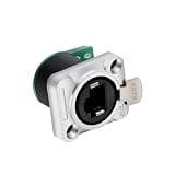 TYWJATJLFE RJ45 Female Chassis CAT5/5E 8P8C Connector Ethernet LAN Network Extension Cable 1Pcs