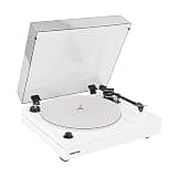Fluance RT87 Reference High Fidelity Turntable Vinyl Record Player, Dual Plinth Isolation, VTA Adjustable Carbon Fiber Tonearm, 2M Blue Cartridge, Acrylic Platter, Speed Control Motor (Piano White)