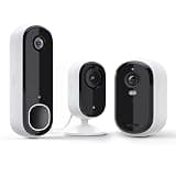 Arlo Essential Whole Home Security Bundle | Outdoor, Indoor, Video Doorbell Camera |2K Resolution|2nd Gen|Indoor - Outdoor