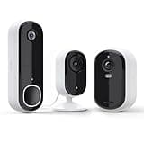 Arlo Essential Whole Home Security Bundle | Outdoor, Indoor, Video Doorbell Camera |2K Resolution|2nd Gen|Indoor - Outdoor