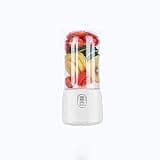 Juicer Mini Rechargeable Portable Electric Fruit Vegetable Mixer Ice Smoothie Maker Blender Machine Juicing Cup with Cover (D)