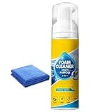 Foam Cleaner For Car - Powerful All Purpose Cleaning Agent | Interior Shampoo With Deep Washing Formula For Vehicle Kitchen Bathroom