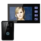 ONMYJFD 7" Video Door Phone Intercom Doorbell Touch Button Remote Unlock Night Vision Security CCTV Camera Home