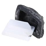 Hider Realistic Stone with Secret Compartment Safe Storage Holder Spare Box for Outdoor Yard Garden Stone