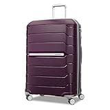 Samsonite Freeform Large Checked Luggage with Dual 360° Spinner Wheels - TSA Lock, Airline-Approved - Lightweight Durable Polypropylene Expandable Hardshell - Amethyst Purple